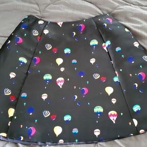 Kate spade A line zip skirt hot air balloon